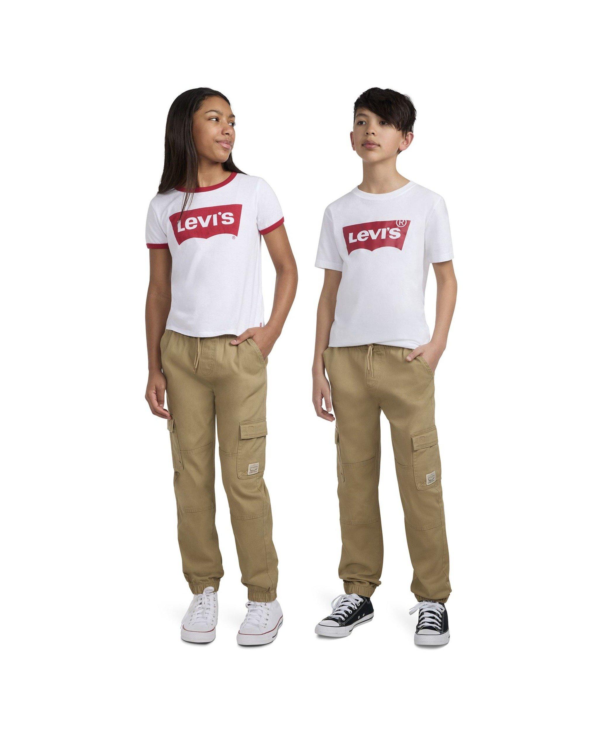 Levi's Big Kids' Relaxed Cargo Joggers -Gold - GOLD